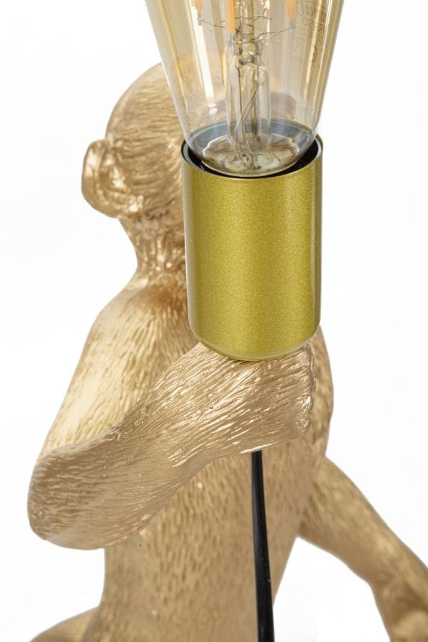 Mauro Ferretti Lampada da tavalo Monkey Oro