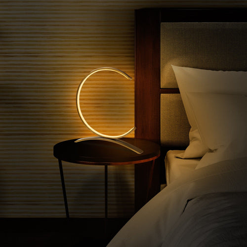 Lampada da tavalo Moon 13331 Oro (1)