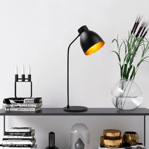 Lampada da tavalo Murek 11558 Nero