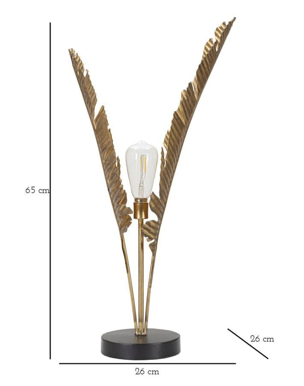 Mauro Ferretti Lampada da tavalo Palm Oro
