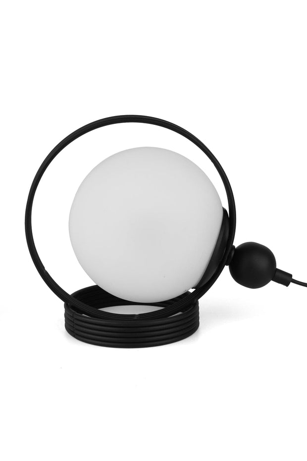 Oyo Lampada da tavalo Palmas Bianco e Nero