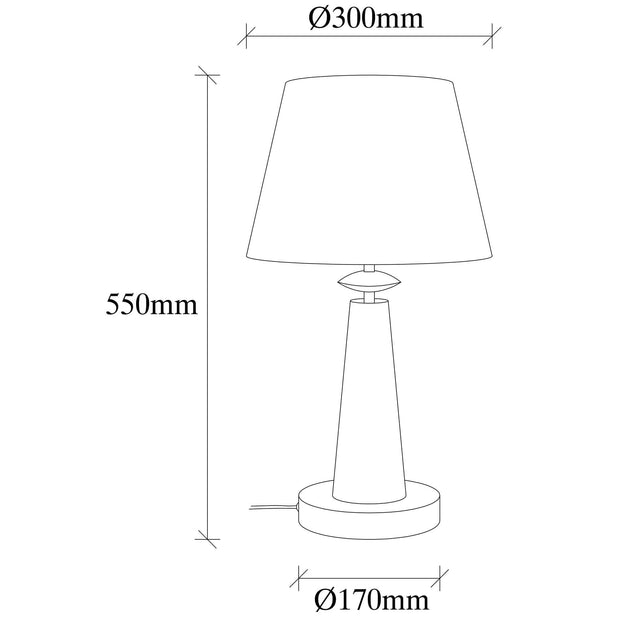 Asir Lampada da tavalo Pardo 3041 Oro