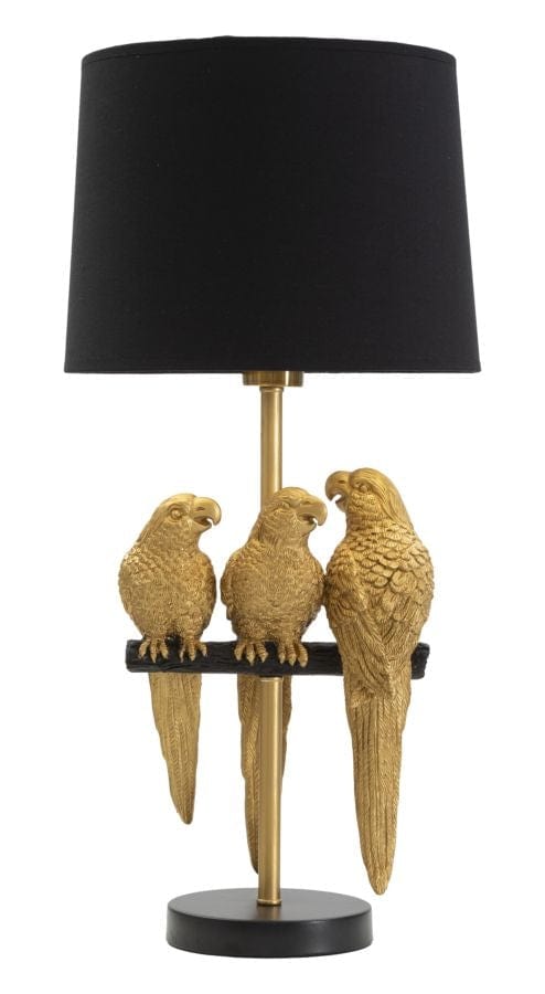 Mauro Ferretti Lampada da tavalo Parrots Nero