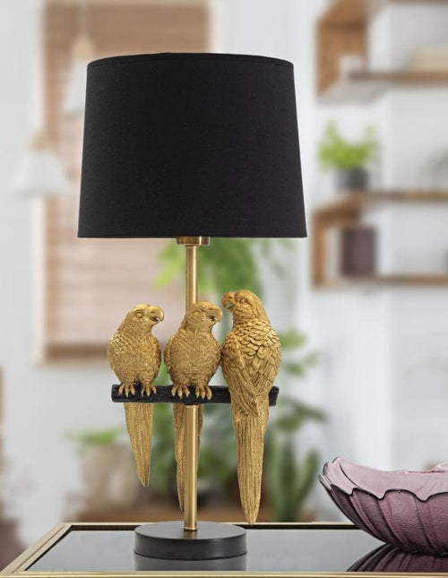 Mauro Ferretti Lampada da tavalo Parrots Nero