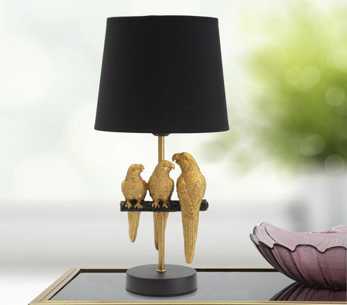 Lampada da tavalo Parrots Small Nero