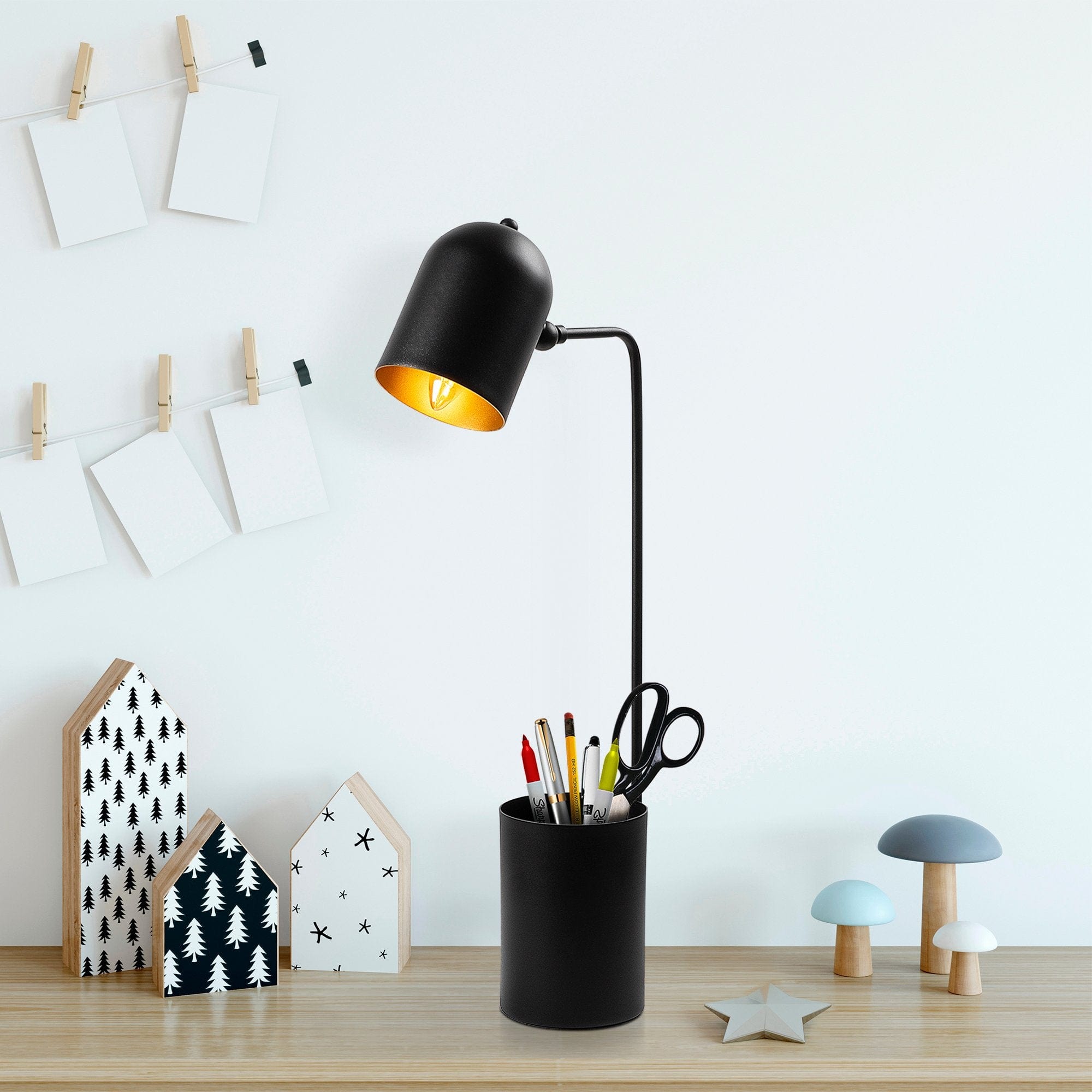 Asir Lampada da tavalo Pot 11491 Nero