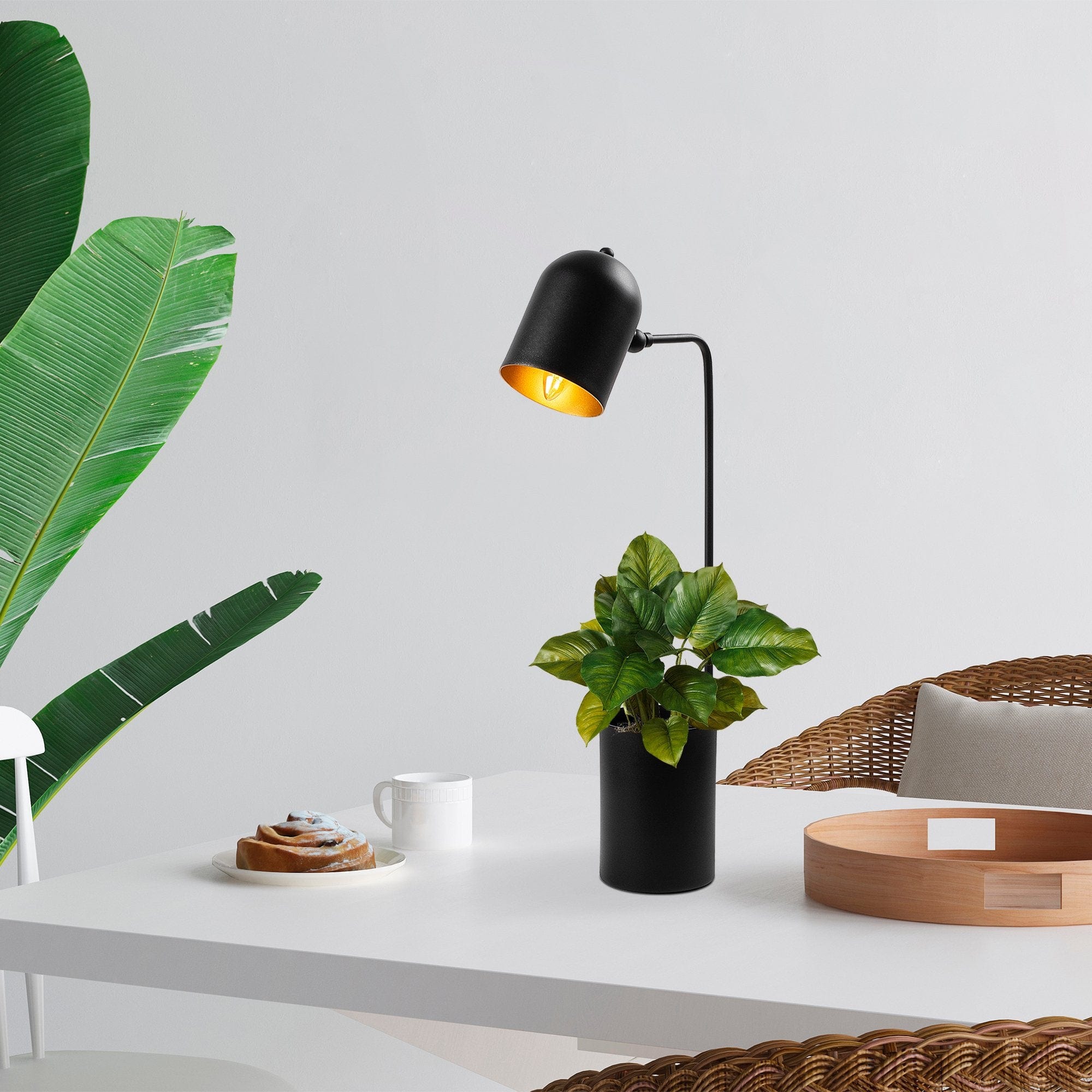 Asir Lampada da tavalo Pot 11491 Nero