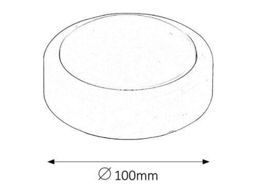 RabaLux Lampada da tavalo Push Light 4703 Bianco