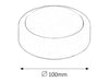 RabaLux Lampada da tavalo Push Light 4703 Bianco