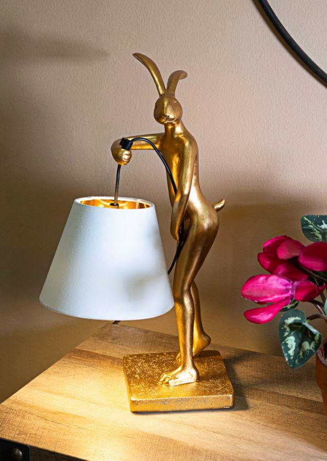 Mauro Ferretti Lampada da tavalo Rabbit Stand Oro
