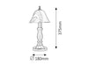 RabaLux Lampada da tavalo Rustic 3 7092 Bronzo