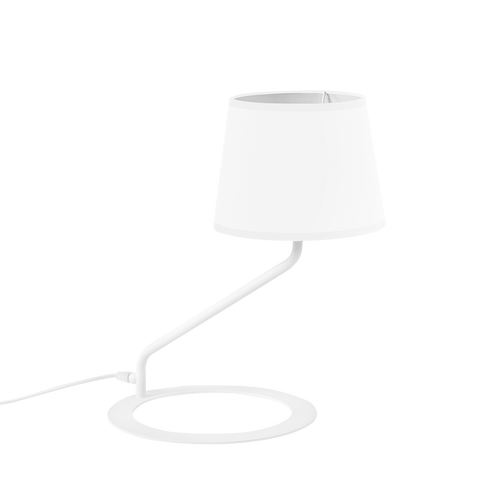 Customform Lampada da tavalo Shade Bianco