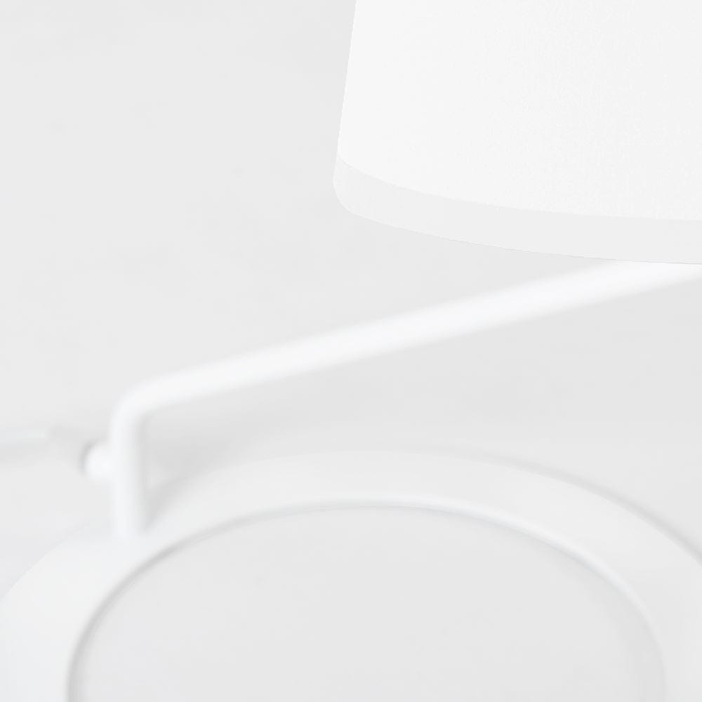 Customform Lampada da tavalo Shade Bianco
