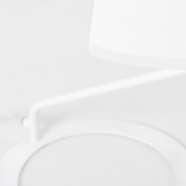 Customform Lampada da tavalo Shade Bianco