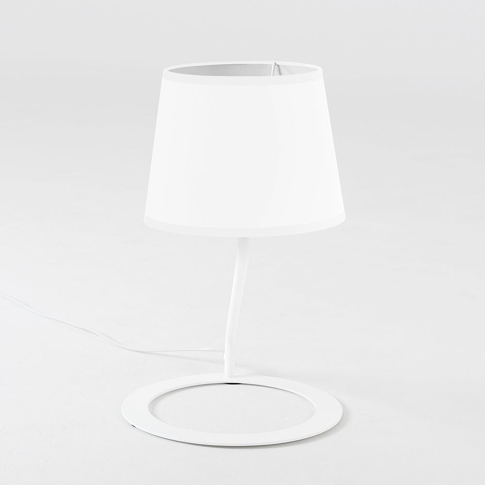 Customform Lampada da tavalo Shade Bianco