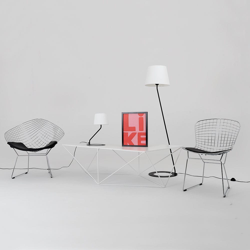 Customform Lampada da tavalo Shade I Bianco