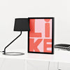 Customform Lampada da tavalo Shade Nero