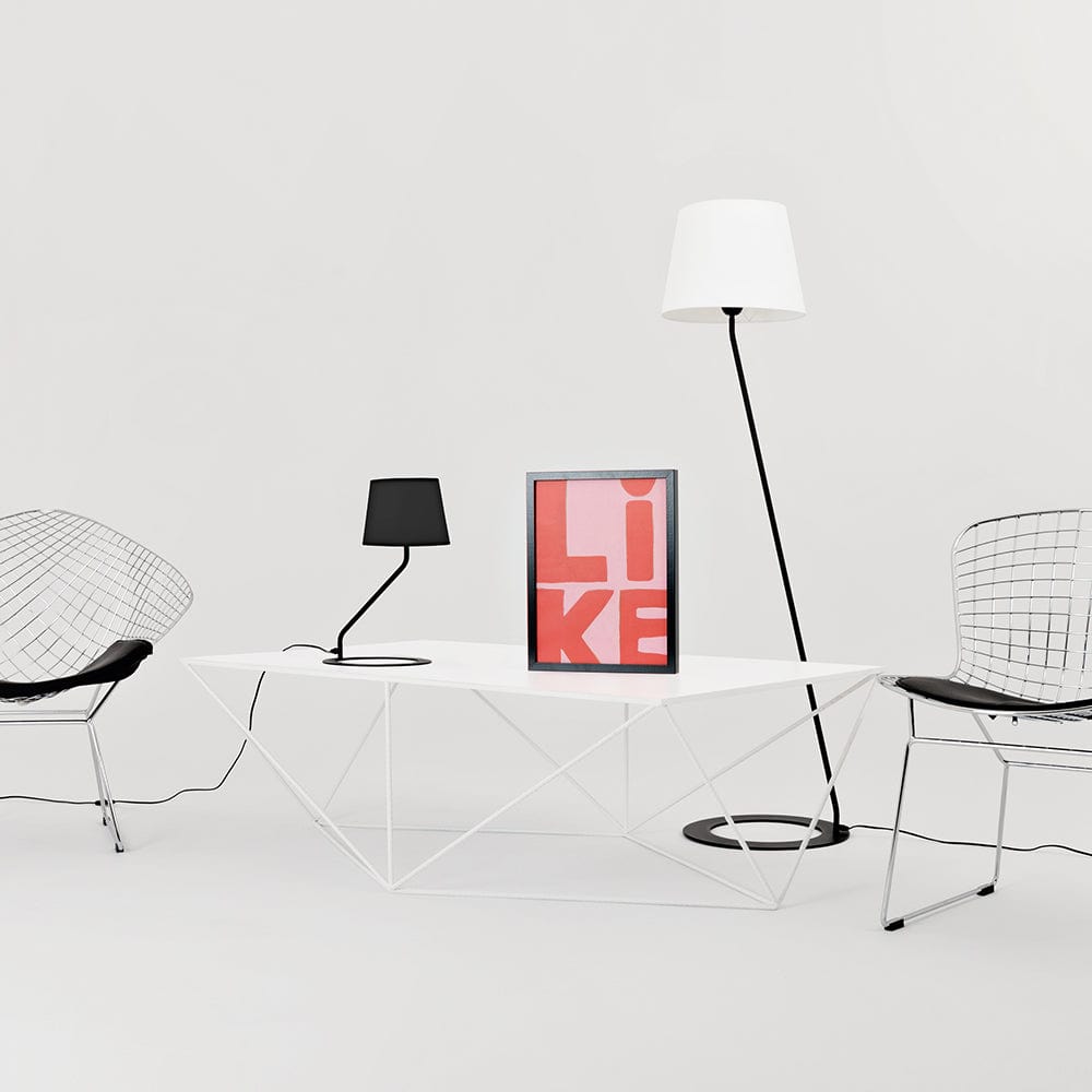 Customform Lampada da tavalo Shade Nero