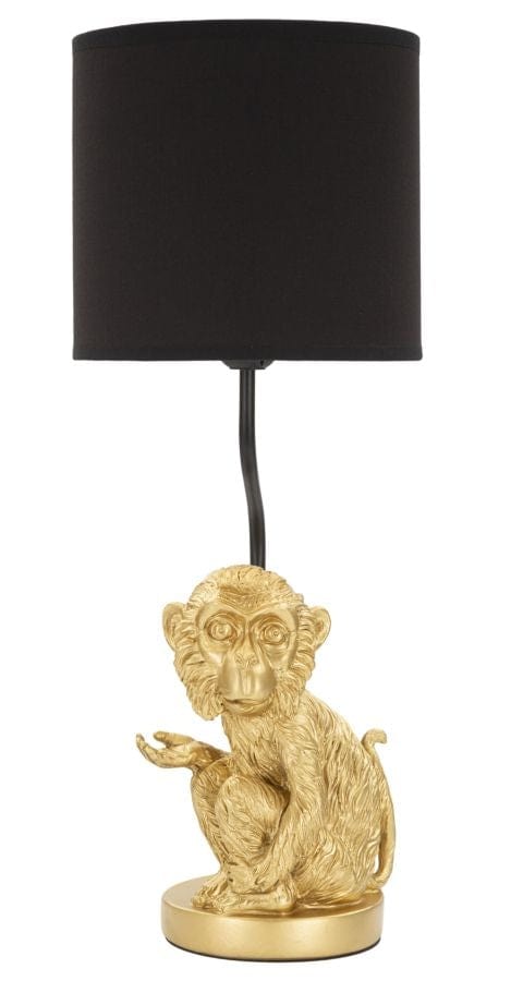 Mauro Ferretti Lampada da tavalo Sitting Monkey Oro