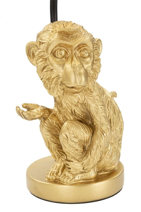 Mauro Ferretti Lampada da tavalo Sitting Monkey Oro