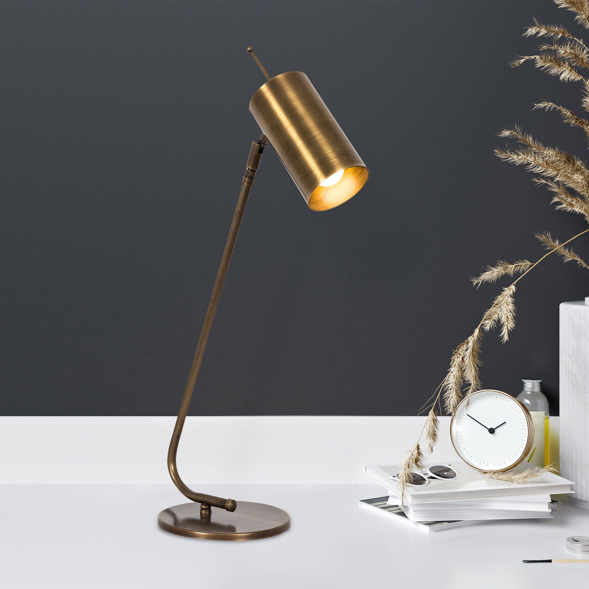 Lampada da tavalo Sivani MR-613 Ottone
