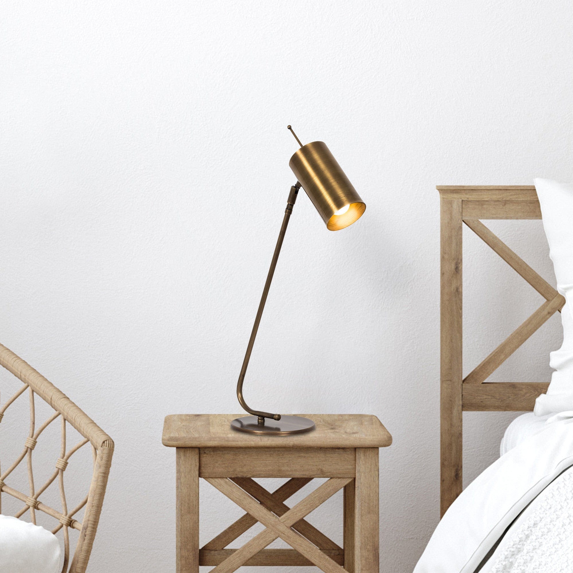 Lampada da tavalo Sivani MR-613 Ottone (2)