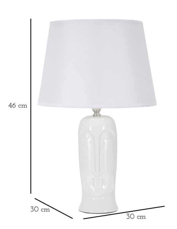 Mauro Ferretti Lampada da tavalo Statua Bianco