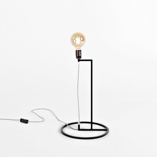 Customform Lampada da tavalo Strang Nero
