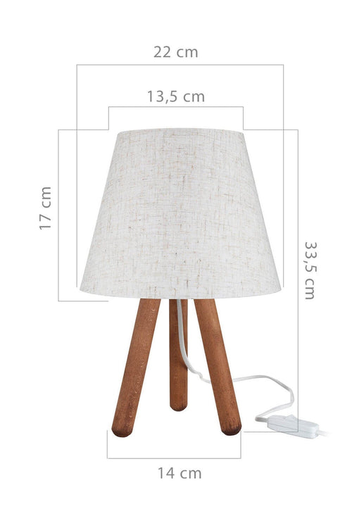 Oyo Lampada da tavalo Table Beige