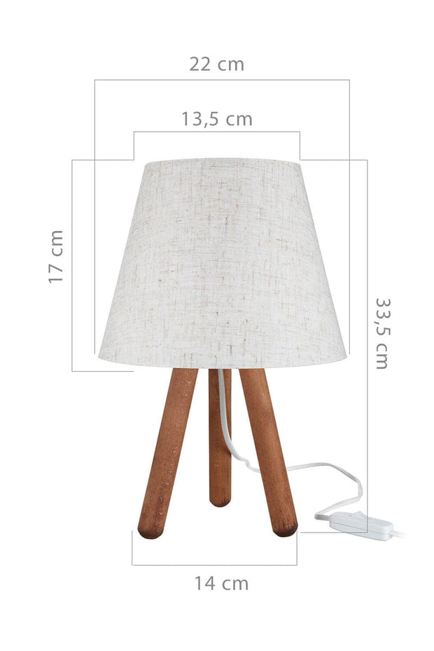 Oyo Lampada da tavalo Table Beige