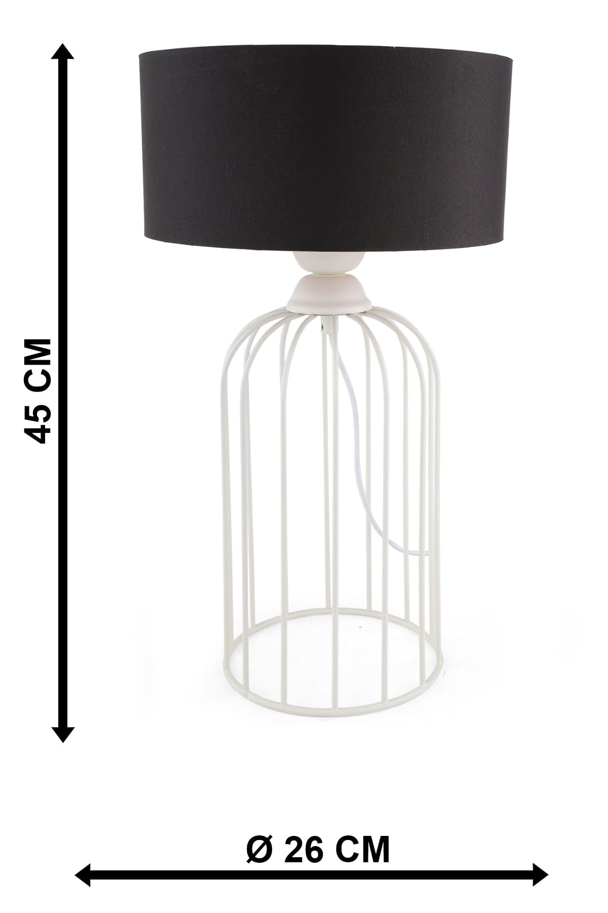 Oyo Lampada da tavalo Tema Bianco e Nero