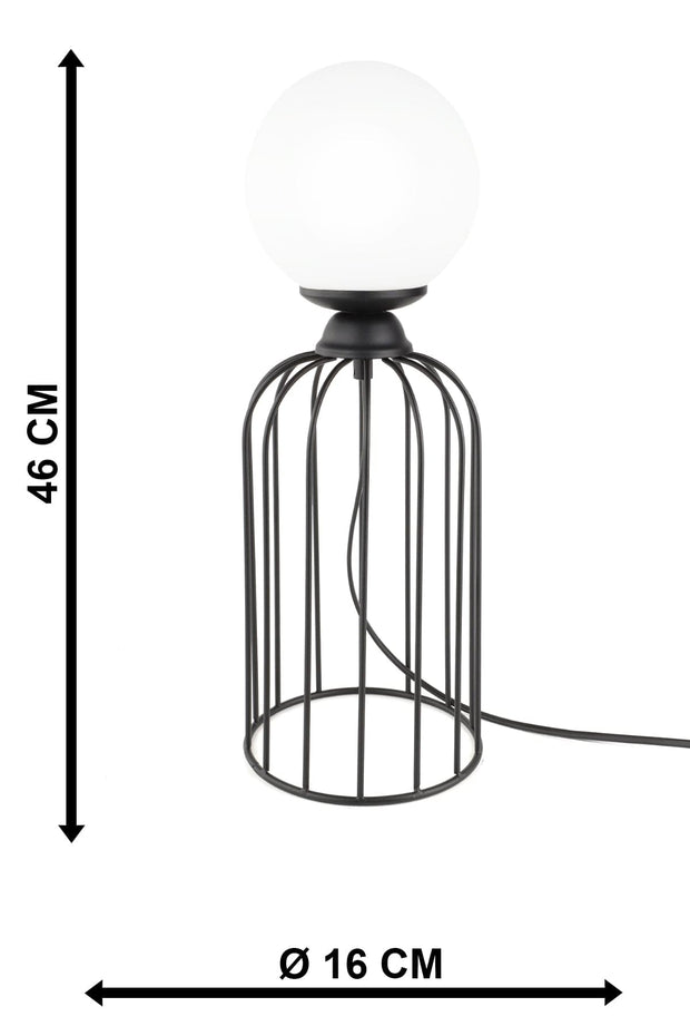 Oyo Lampada da tavalo Tema Bianco e Nero
