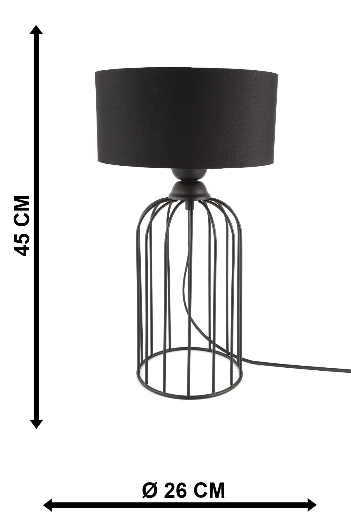 Oyo Lampada da tavalo Tema Nero