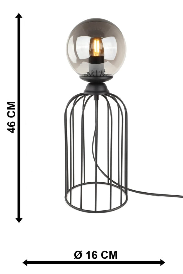 Oyo Lampada da tavalo Tema Nero