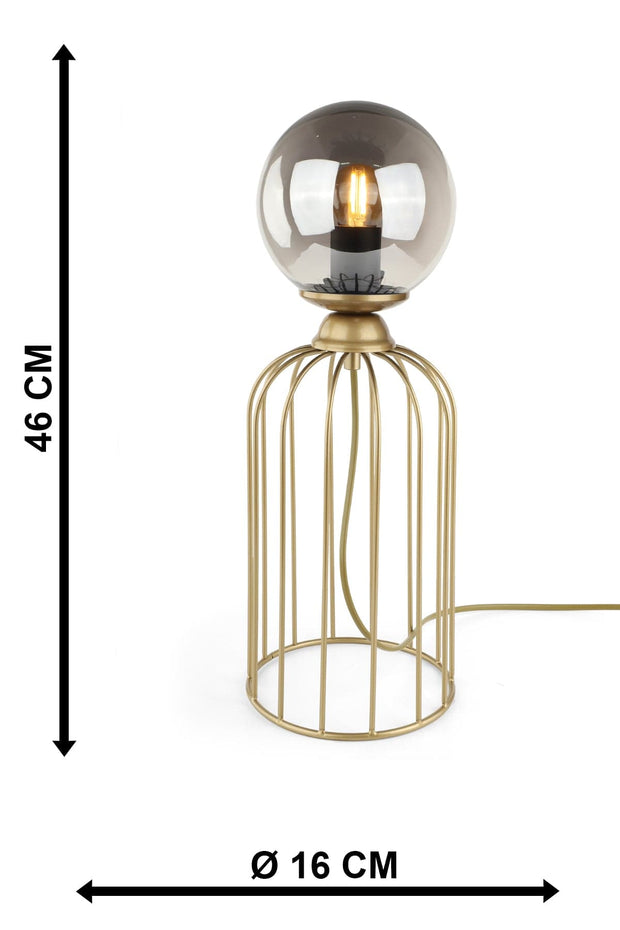 Oyo Lampada da tavalo Tema Ottone