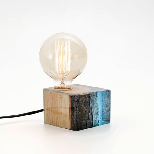 Oyo Lampada da tavalo Transparent Blu