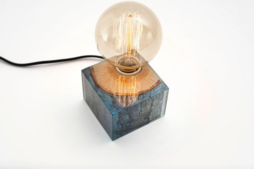 Oyo Lampada da tavalo Transparent Blu