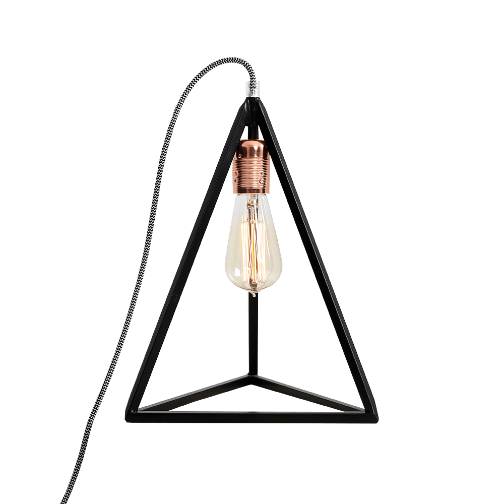Customform Lampada da tavalo Trimetric Nero