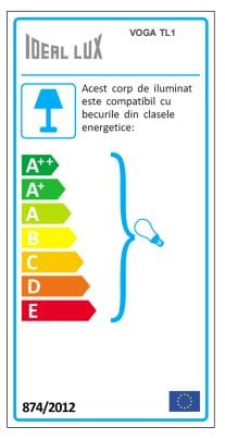 IdealLux Lampada da tavalo Voga TL1