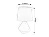 RabaLux Lampada da tavalo Wendy 5221 Marrone