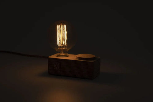 Oyo Lampada da tavalo Wooden Giallo
