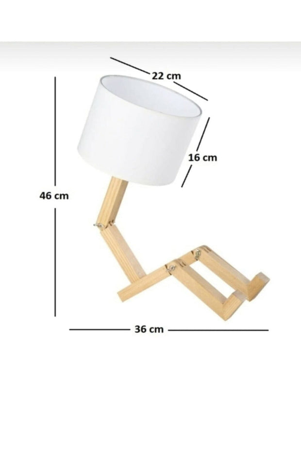 Oyo Lampada da tavalo Wooden Man Naturale