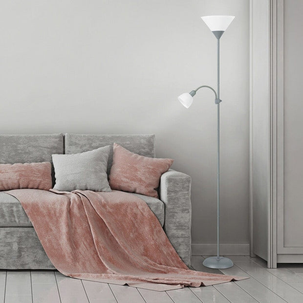 RabaLux Lampada da terra Action 4028 Bianco