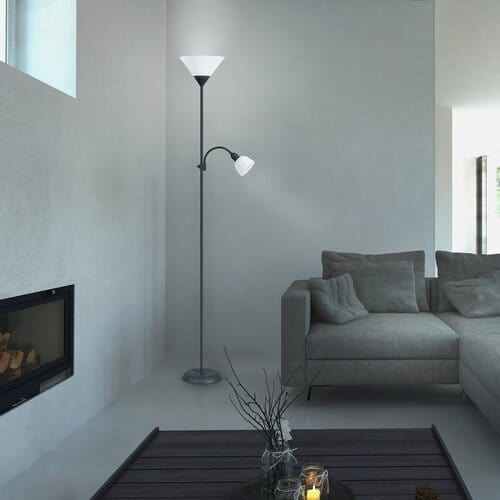 RabaLux Lampada da terra Action 4062 Nero