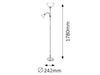 RabaLux Lampada da terra Action 4065 Bronzo