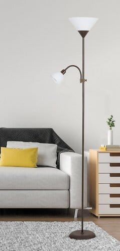 RabaLux Lampada da terra Action 4188 Marrone