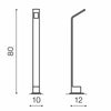 Azzarddo Lampada da terra Agape 80 AZ3483 Grigio