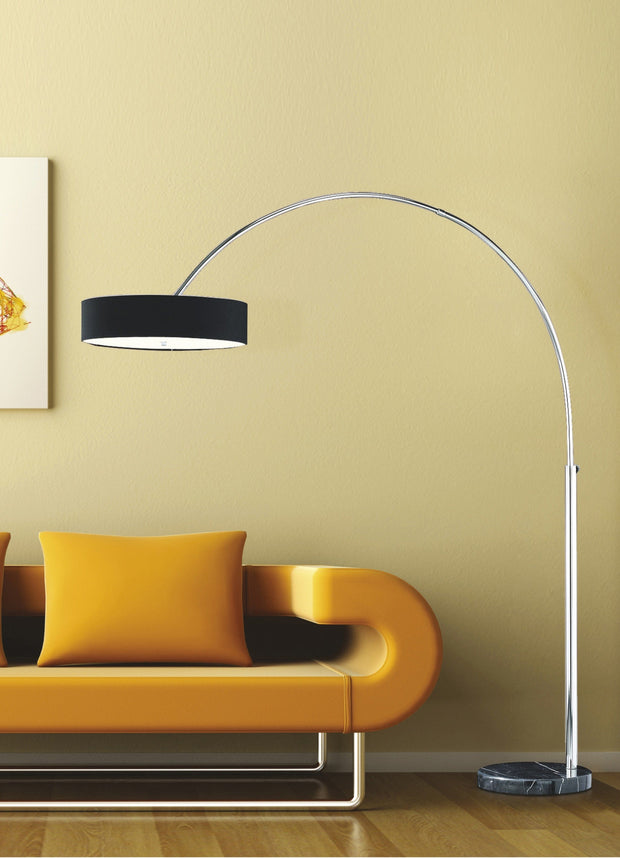 Azzarddo Lampada da terra Aruba AZ0169 Nero