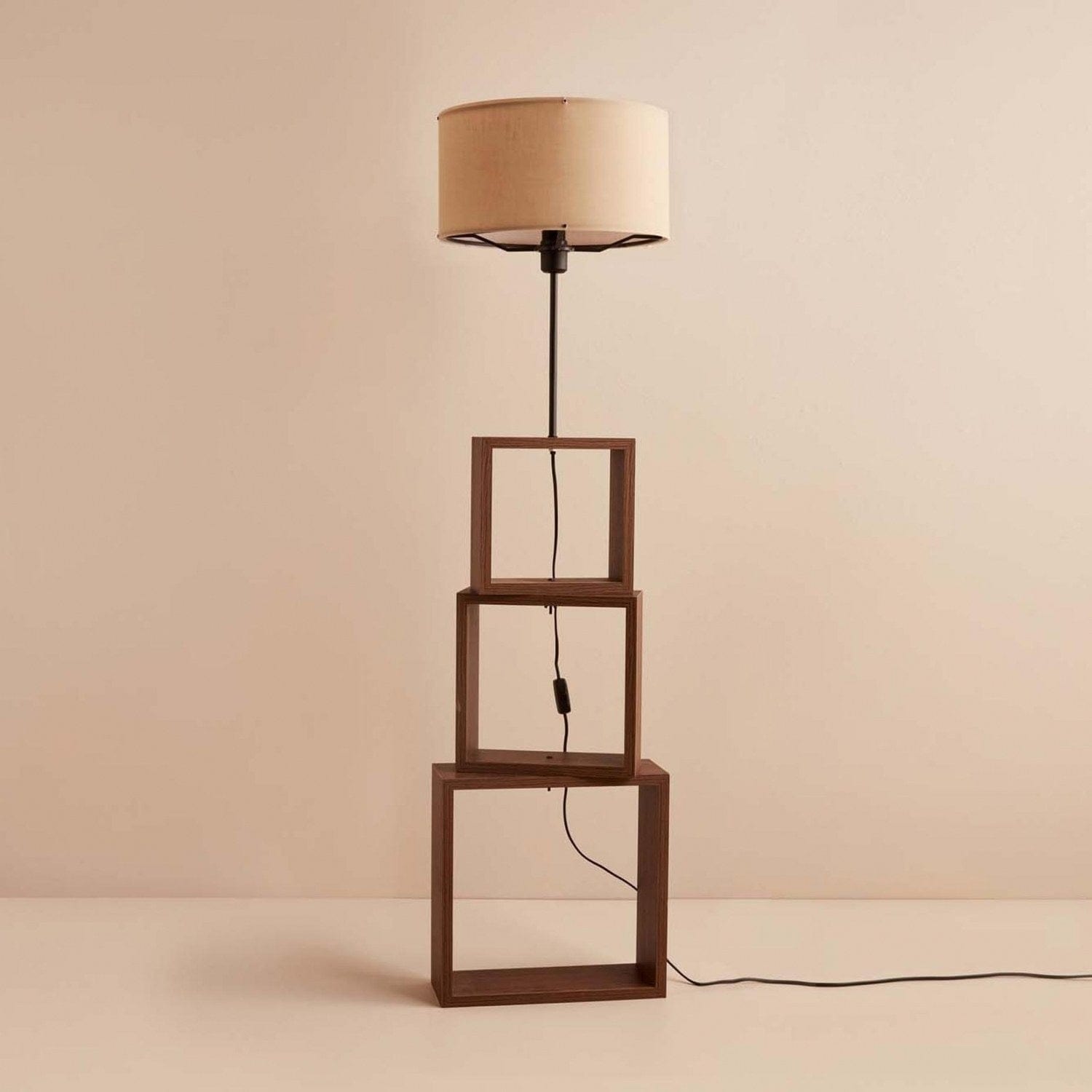 Asir Lampada da terra AYD-3472 Marrone