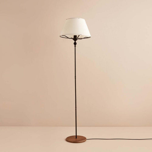 Asir Lampada da terra AYD-3488 Bianco e Nero